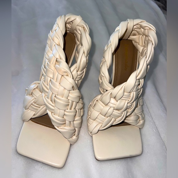 NEW STYLISH COMPHY HIGH HEEL MULE SHOES - Picture 2 of 11